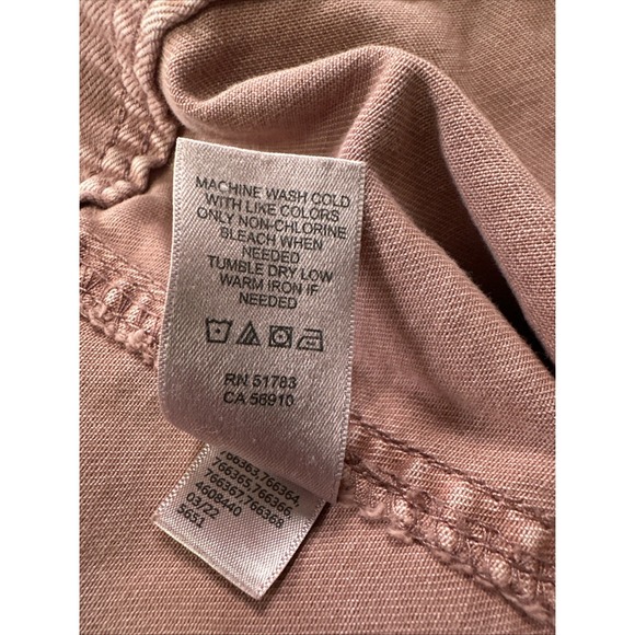 Maurices Women Button Denim Jacket Plus Size 3X Dusty Rose Pink 3 Season Coat - Picture 10 of 10